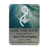 Save the Date Nautical Sailor Anchor Wedding