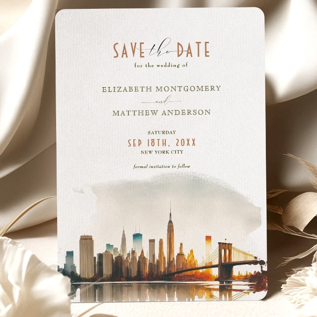 Save The Date New York City Destination Invitation (Creator Uploaded)