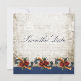 Save the Date Norwegian Rosemaling Custom