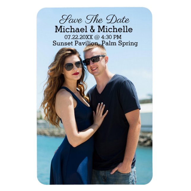 Save The Date of Our Wedding Magnet (Vertical)