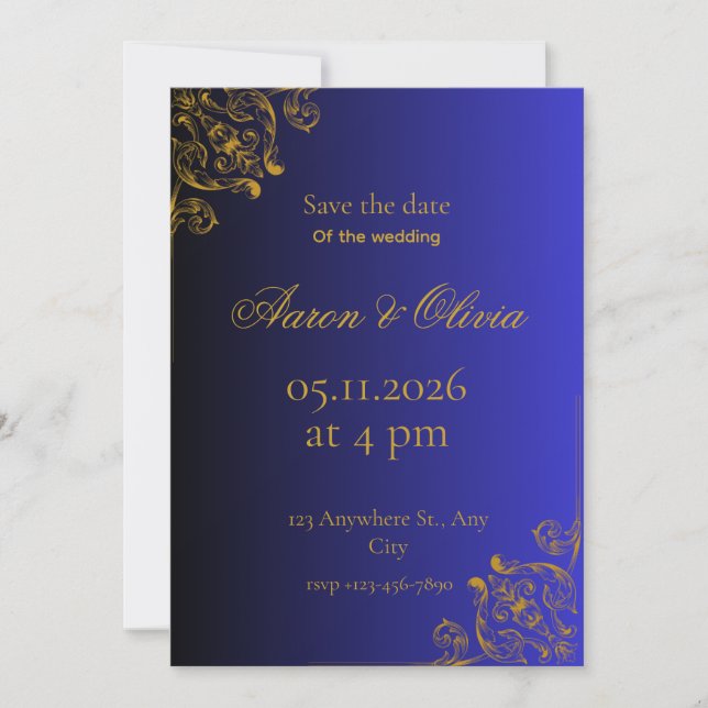 save the date of the wedding  (Front)