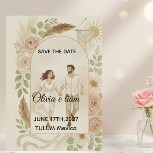 Save the Date: Olivia & Liam Invitation