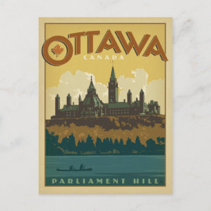 Save the Date   Ottawa, Canada Announcement Postcard