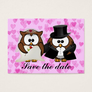 save the date owl