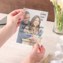 Save The Date Photo Christian Engaged Announcement