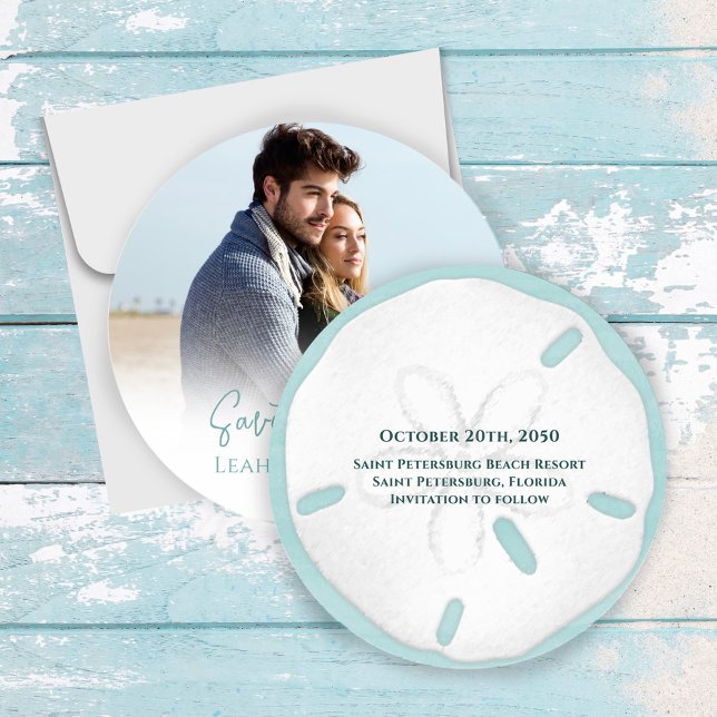 Save the Date Photo Destination Beach Wedding (Perfect for destination, beach, island and resort weddings. )