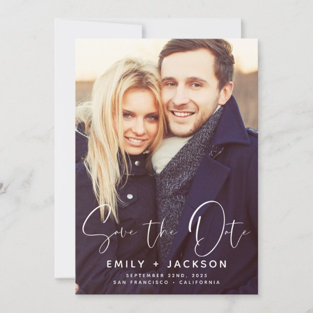 Save the Date Photo Invitations (Front)