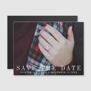 Save the Date   Photo Magnet