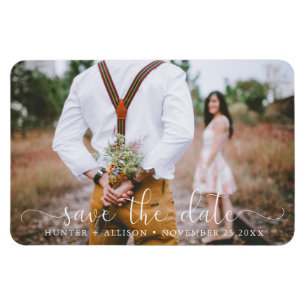 Save the Date   Photo Magnet