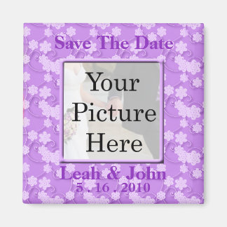 Save The Date Photo Magnet