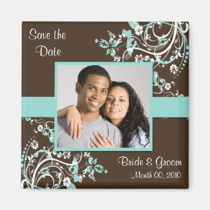 Save the Date Photo Magnets