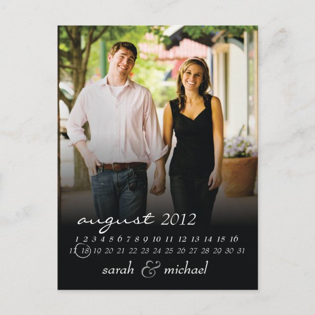 Save the Date Photo Postcard 4 (Front)