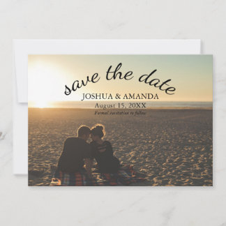Save The Date Photo | Romantic Script