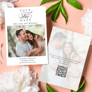 Save the Date Photo Script Wedding 