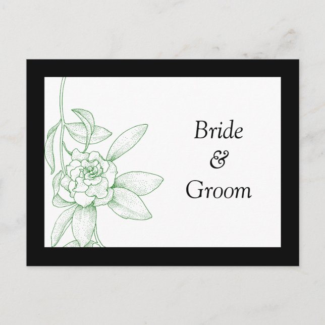 Save The Date Picture Postcards For Weddings (Front)