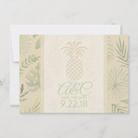 Save the Date  Pineapple