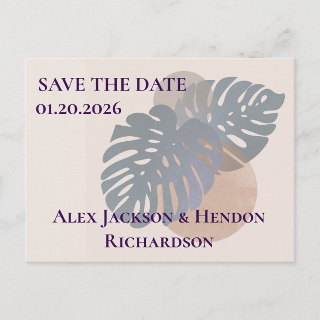 save the date postcard (Front)