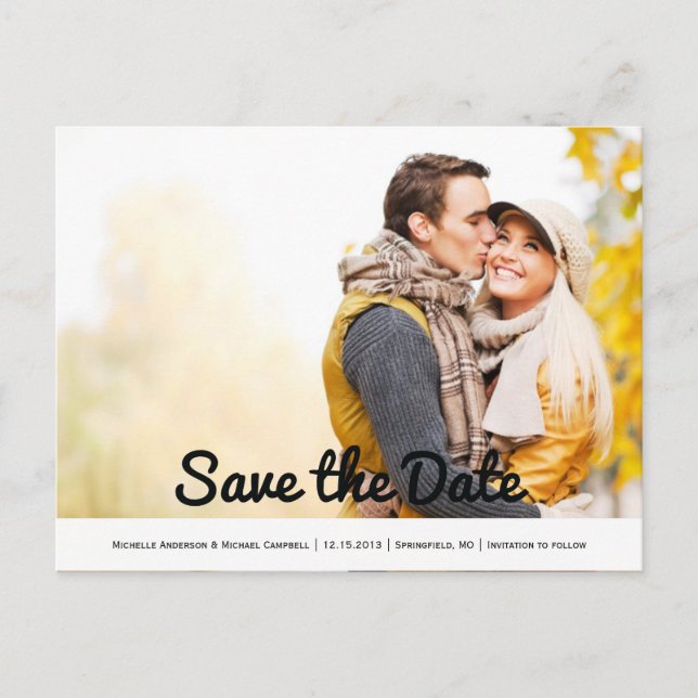 Save The Date Postcard (Front)