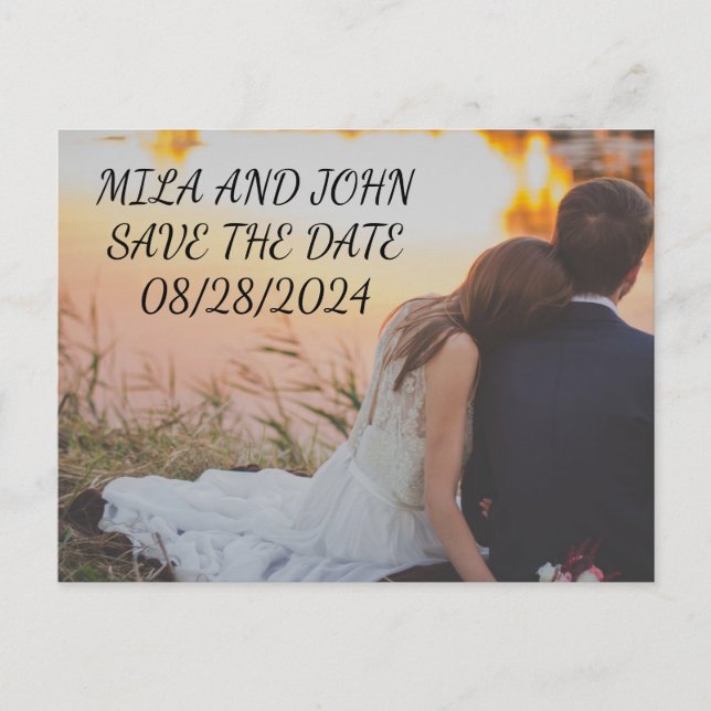 SAVE THE DATE POSTCARD (Front)