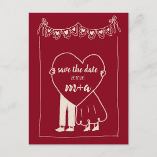 Save the date postcard