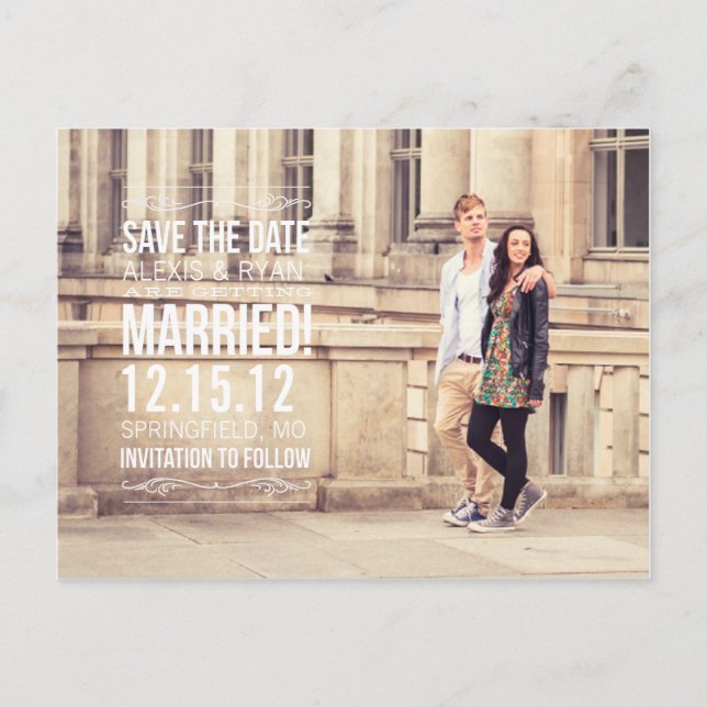Save The Date Postcard (Front)
