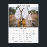 Save the Date Postcard<br><div class="desc">This simple,   wedding save the date template features a clean,  modern design. Customise it with your information and make it uniquely yours!

To move the heart,  click personalise > scroll down > click "customise further".</div>