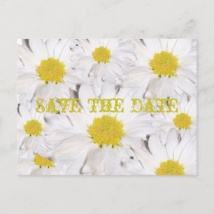 Save The Date Postcard - Daisy