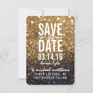 Save the Date/Postcard - Gold Lit Nite Save The Date