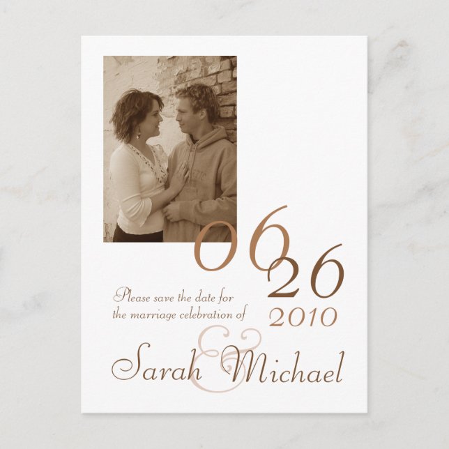 Save the Date Postcard Photo 01 (Front)