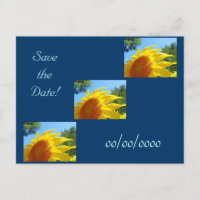 Save the Date postcards Weddings Engagement Flower
