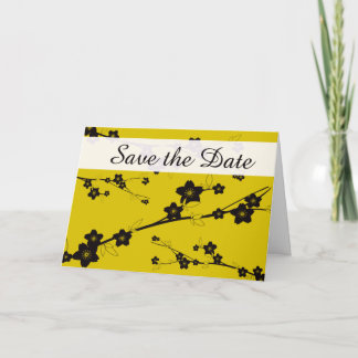 Save the Date - Rich Floral Announcement