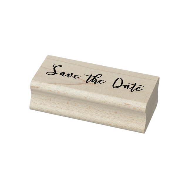 Save the Date Rubber Stamp (Stamp)