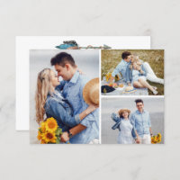 Save The Date Rustic Turquoise Feather Arrow Photo