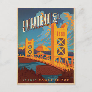 Save the Date Sacramento, CA Announcement Postcard