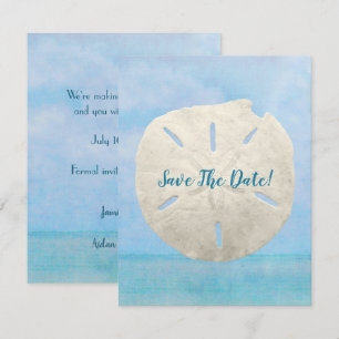 Save the Date sand dollar