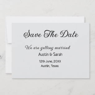 Save the date scan QR wedding website modern text Invitation