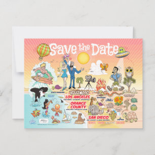 Save the Date SoCal Postcard