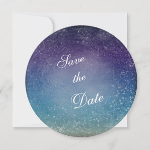 Save the Date Stars in the Evening Sky Wedding