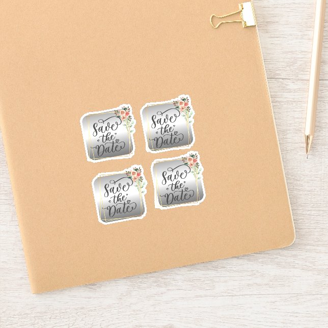 Save the date Sticker (Notebook)