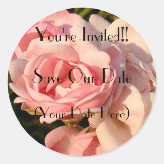 Save the Date Sticker