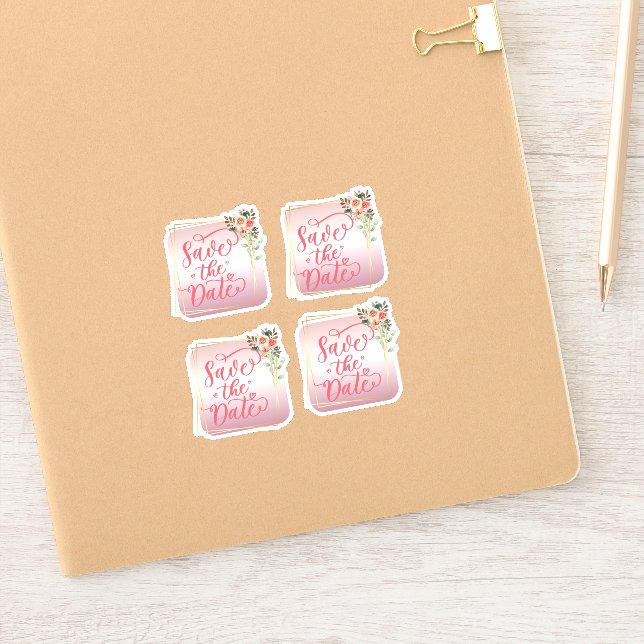 Save the date Sticker (Notebook)