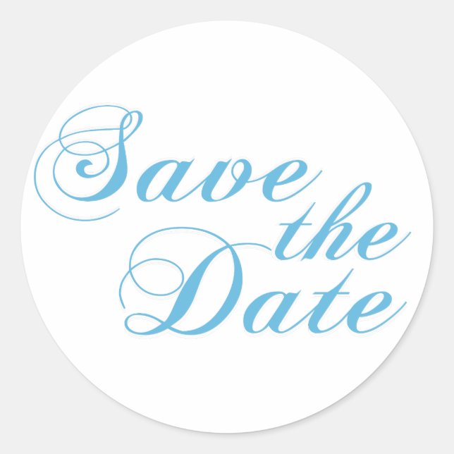 Save the Date Stickers (Front)