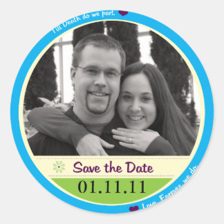 Save the Date Stickers