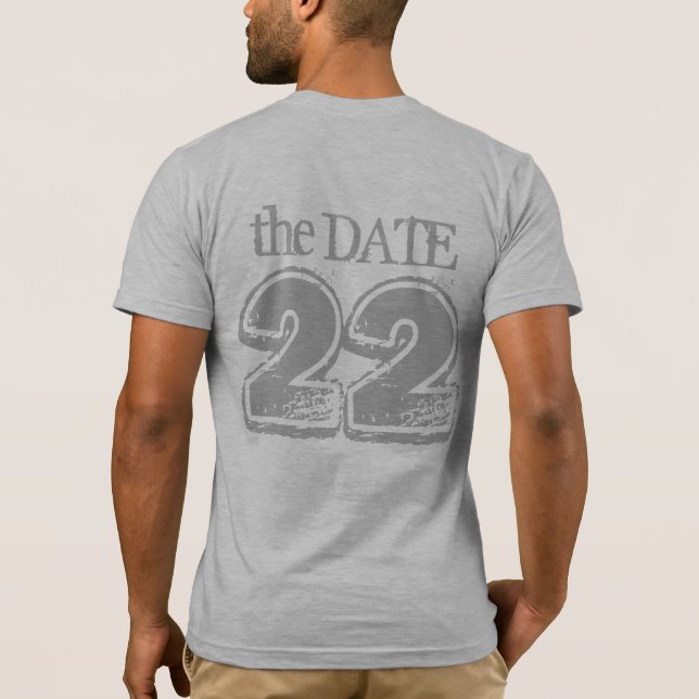 Save the Date T-Shirts (Back)