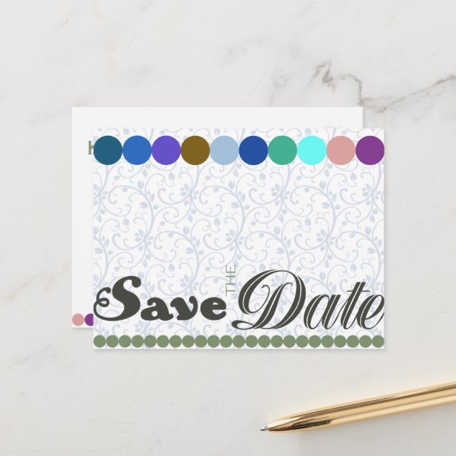 Save the Date Template (Front/Back In Situ)