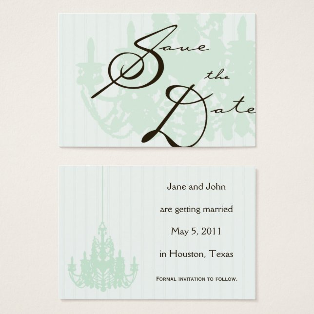 Save the Date Template (Front & Back)