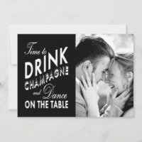 Save the Date - Time to Drink Champagne