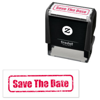 Save The Date Top Secret Self-inking Stamp