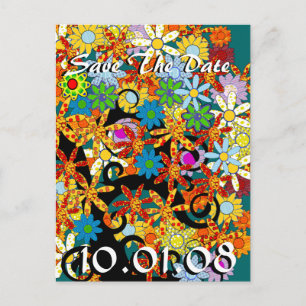 Save The Date - Tree of Love - Customised Announcement Postcard