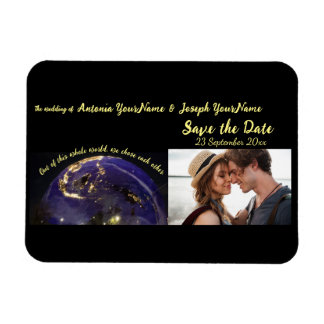 Save the Date True Love Wedding Magnet